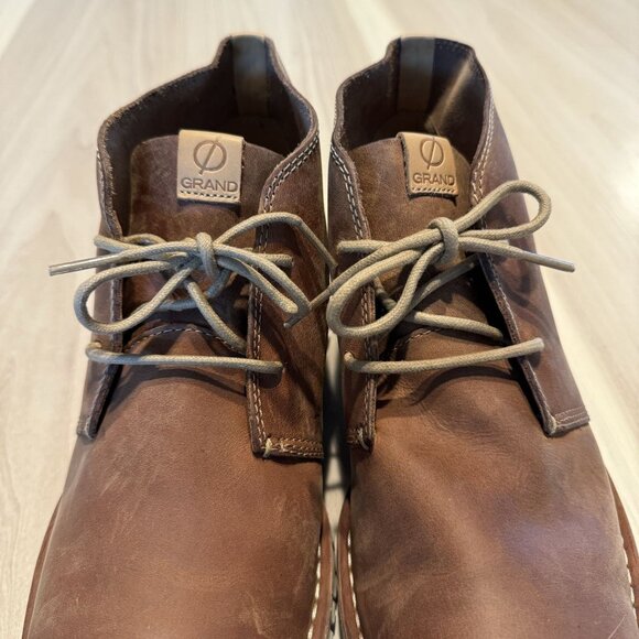 Cole Haan ZeroGrand Stitchout Brown Leather Chukka Ankle Boots Men\'s Size 11M main image 4